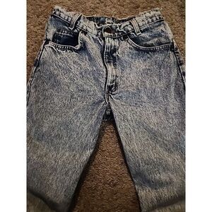 Levi's Acid Wash Blue Boot Cut Jeans